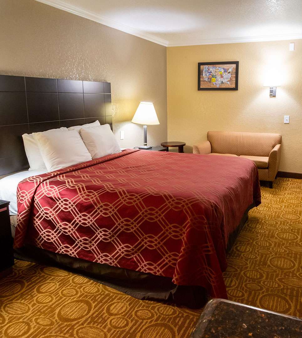 Relax and unwind in the spacious guest rooms at Econo Lodge Fallbrook