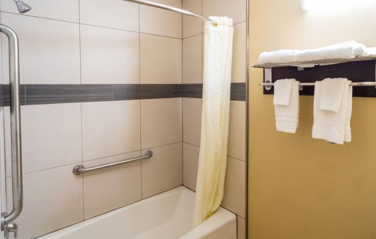 Econo Lodge Inn & Suites Fallbrook Downtown - 2 Queen Bathroom 